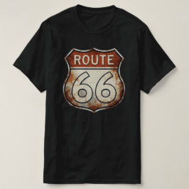 Camiseta Letrero Oxidado de la Ruta 66