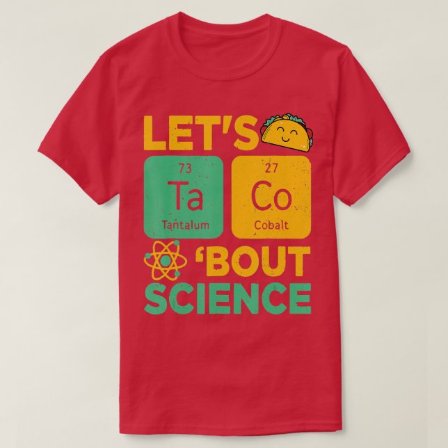 Camiseta Lets acos Bout Science Cinco De Mayo Funny Eacher (Diseño del anverso)