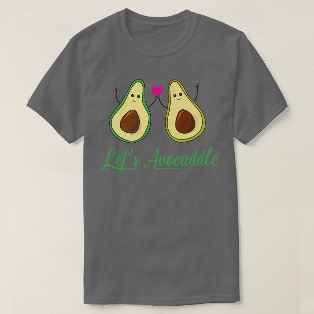 Camiseta Lets Avocuddle Aguacate Aovers Regalos (Diseño del anverso)