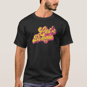 Camiseta Lets Boogie Disco Disco Disco Disco Fiesta 70's 80