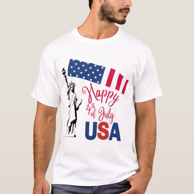 Camiseta Let's celebrate the 4th of July (Anverso)