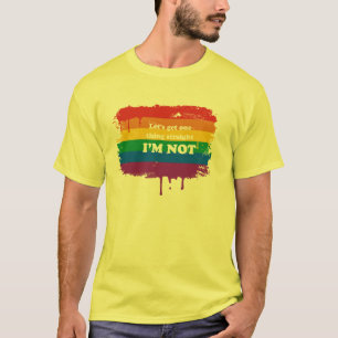 Camiseta Lets consigue una cosa recta