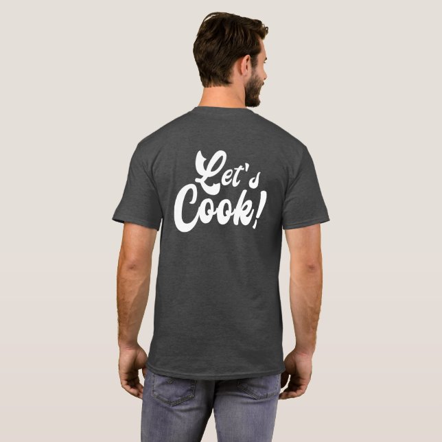 Camiseta Let's Cook (Reverso completo)