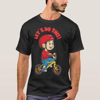 Camiseta "Let's Do This! Kids' Motivational Cycling T-Shirt