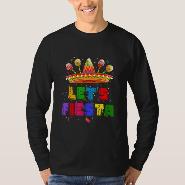 Camiseta Let's Fiesta Mexican Fiesta Party (Anverso)