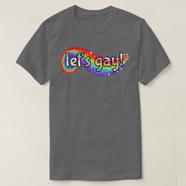 Camiseta Lets Gay (Diseño del anverso)