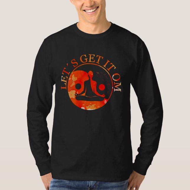 Camiseta Let's Get It Om Yoga (Anverso)