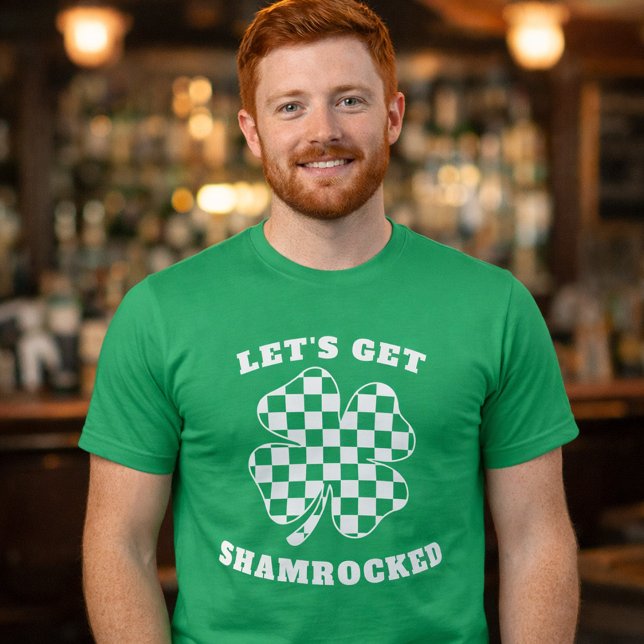 Camiseta Lets Get Shamrocked Funny St Patricks Day Shamrock (Let's Get Shamrocked Funny St Patrick's Day Shamrock T-Shirt)