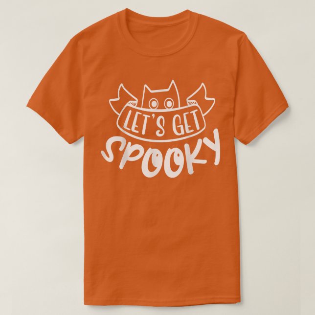 Camiseta Let's get spooky  (Diseño del anverso)