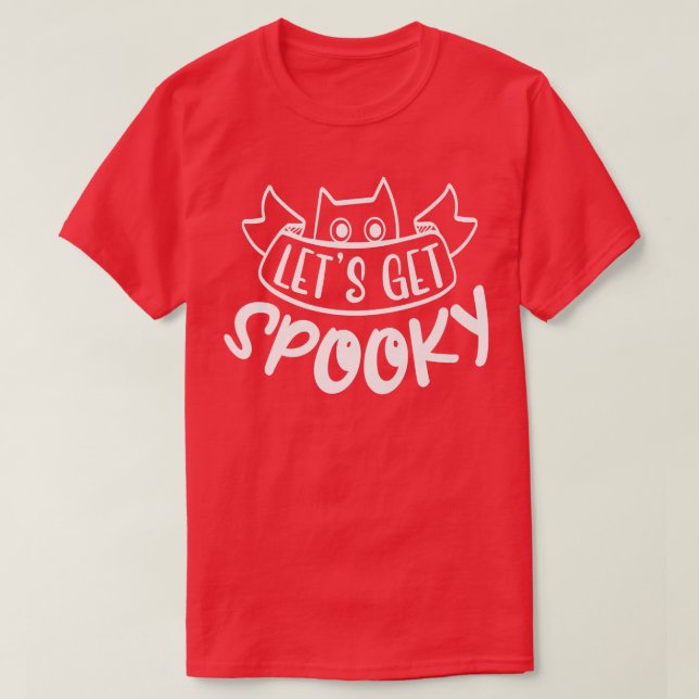 Camiseta Let's get spooky  (Diseño del anverso)