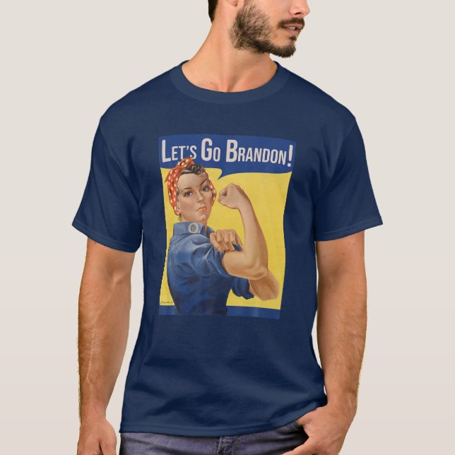 Camiseta Let's Go Brandon Blue (Anverso)