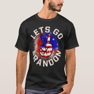 Camiseta Let's Go Brandon Conservative Anti Liberal US Flag