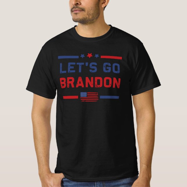 Camiseta Let's Go Brandon Let's Go Brandon Funny Men Women  (Anverso)