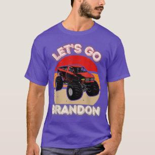 Camiseta Let's Go Brandon Monster Truck Pickup for Kids Gra