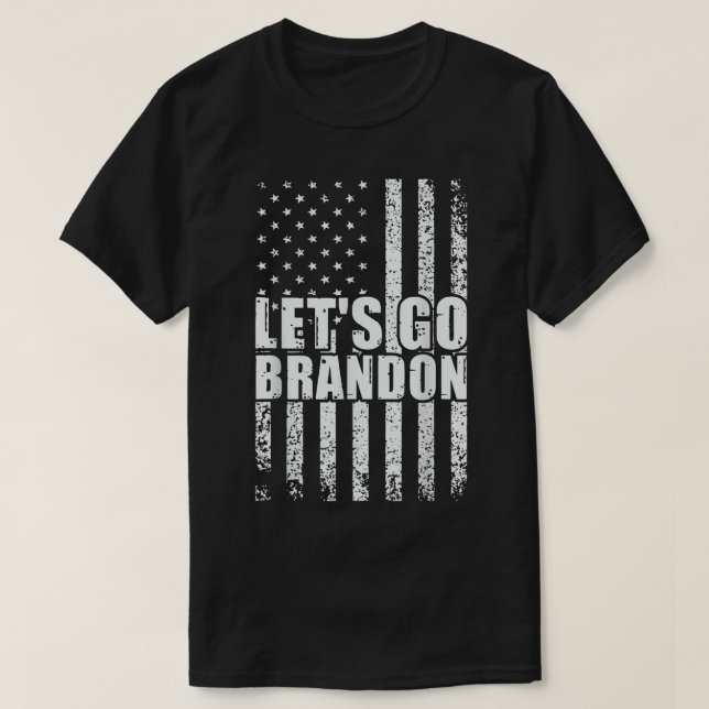Camiseta Lets Go Brandon Us Flag Funny Sarcastic Humor Appa (Diseño del anverso)