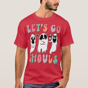 Camiseta Let's Go Ghouls Halloween Shirt Ghost Costume Men 