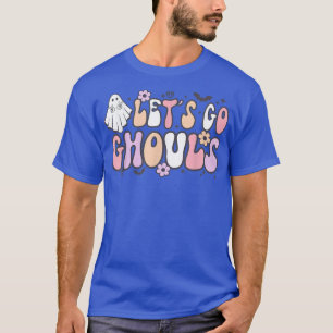 Camiseta Lets Go Ghouls Retro Halloween 2388