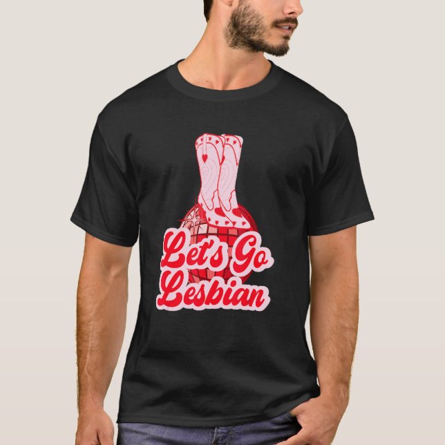 Camiseta Let's Go Lesbian (Anverso)