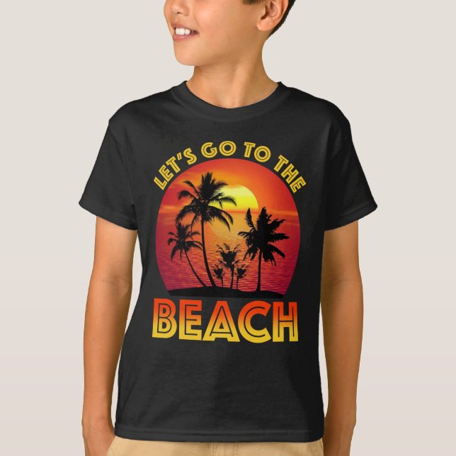 Camiseta Let's Go To The Beach (Anverso)