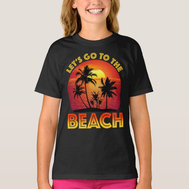 Camiseta Let's Go To The Beach (Anverso)