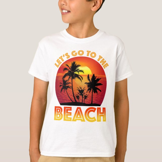 Camiseta Let's Go To The Beach (Anverso)
