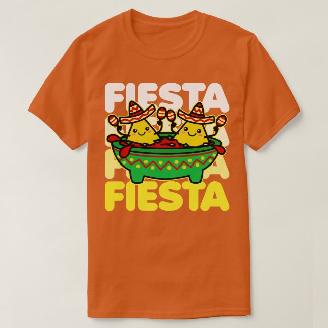Camiseta Lets Kawaii Chips Salsa (Diseño del anverso)