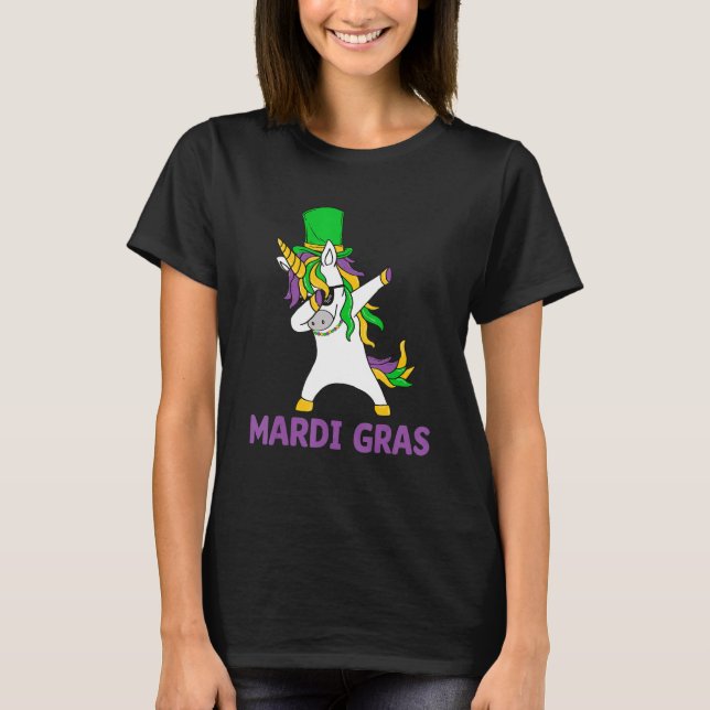 Camiseta Let's Mardi gras y'all celebrating party dabbin' u (Anverso)