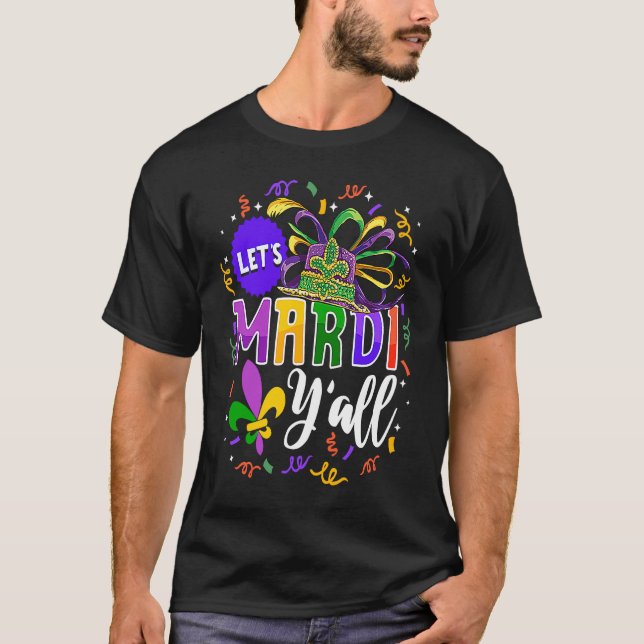 Camiseta Lets Mardi Yall (Anverso)