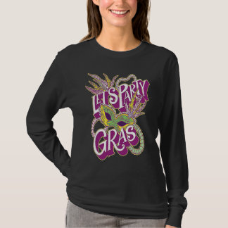 Camiseta Let's Party Mardi Gras Party Parade Shenanigans Ca