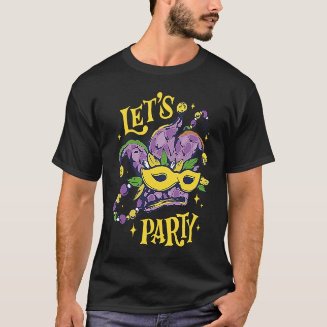Camiseta Let's Party Mardi Gras Party Parade Shenanigans Ca (Anverso)