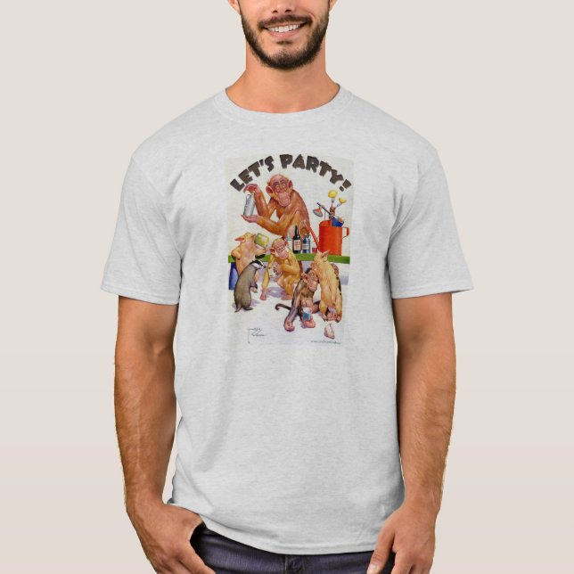 Camiseta Let's Party Monkey Shines (Anverso)