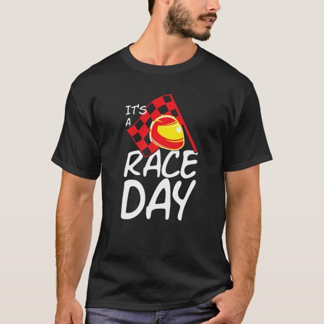 Camiseta Lets Race Go Kart Carreras Kart (Anverso)