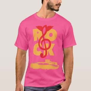 Camiseta lets rock Rock and Roll Guitar gifts music, old ro