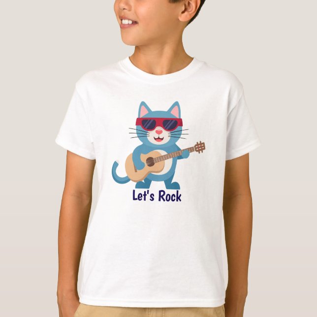 Camiseta Let's Rock T-Shirt (Anverso)