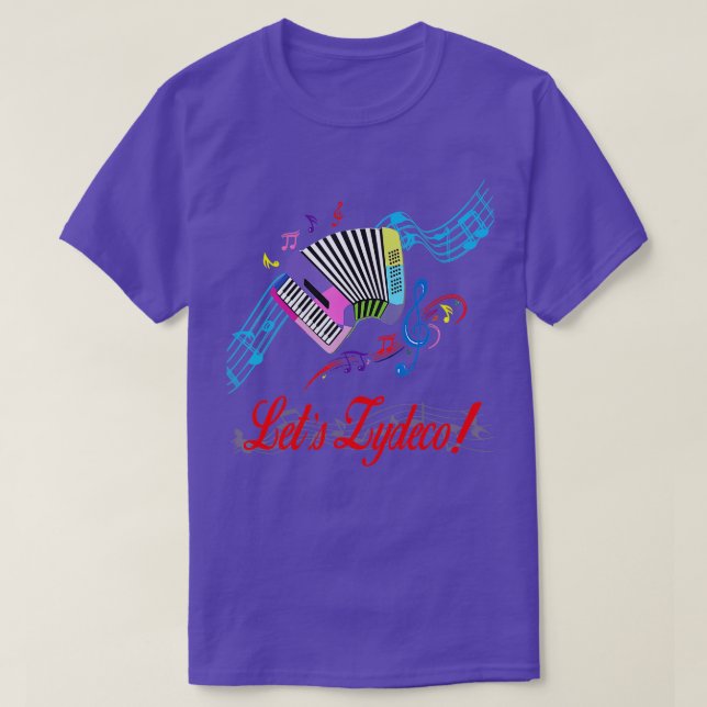 Camiseta Lets Zydeco [no] (Diseño del anverso)