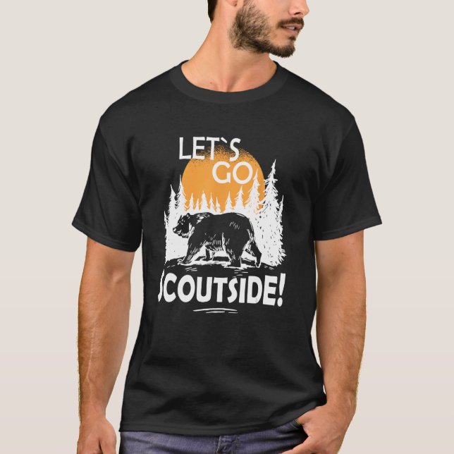 Camiseta Let't Go Scout Cub Master Scouting (Anverso)