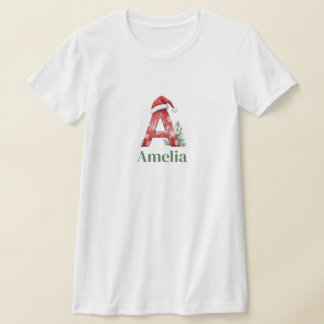 Camiseta Letter A Personalized