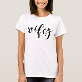 Camiseta Lettered Wifey