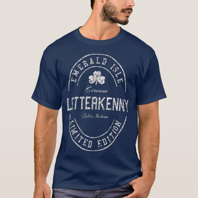 Camiseta LETTERKENNY Ireland Shamrock Vinatge (Anverso)