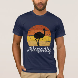 Camiseta Letterkenny Presuntamente Ostrich Vintage Retro Su