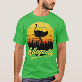 Camiseta Letterkenny Presuntamente Ostrich Vintage Retro Su