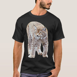 Camiseta LetterTrunk Lince Depredador Gran Gato