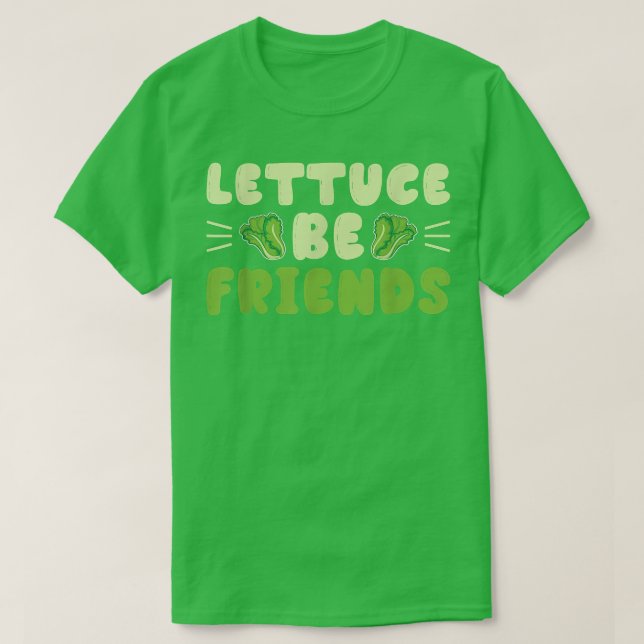 Camiseta Lettuce Be Friends Guinea Pig Guinea Lover  (Diseño del anverso)