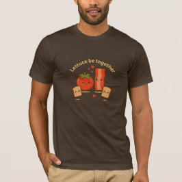 Camiseta «Lettuce Be Together» (Estemos juntos, le