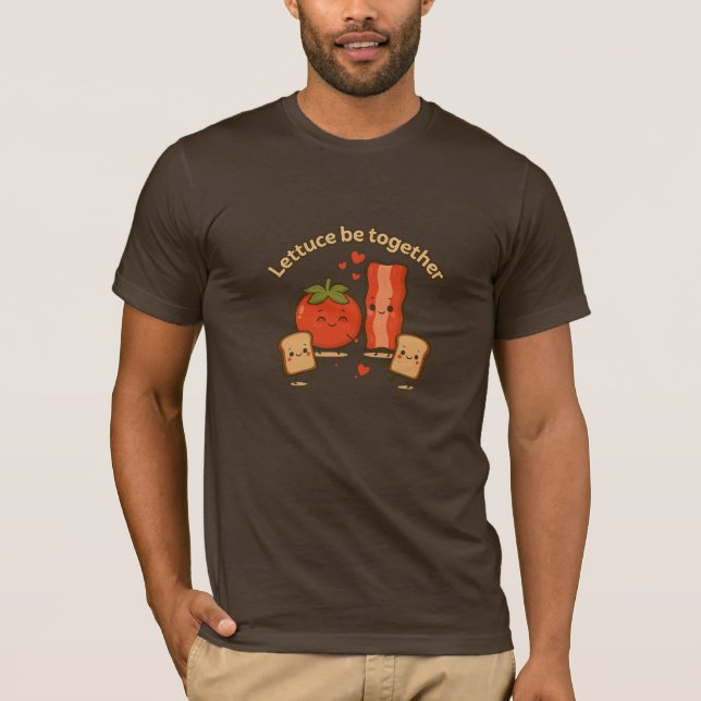 Camiseta «Lettuce Be Together» (Estemos juntos, le (Anverso)