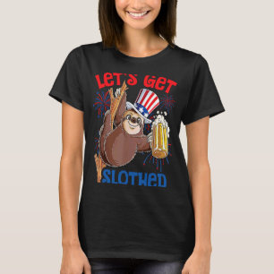 Camiseta Letu2019s Consigue una cerveza espumosa y dulce en