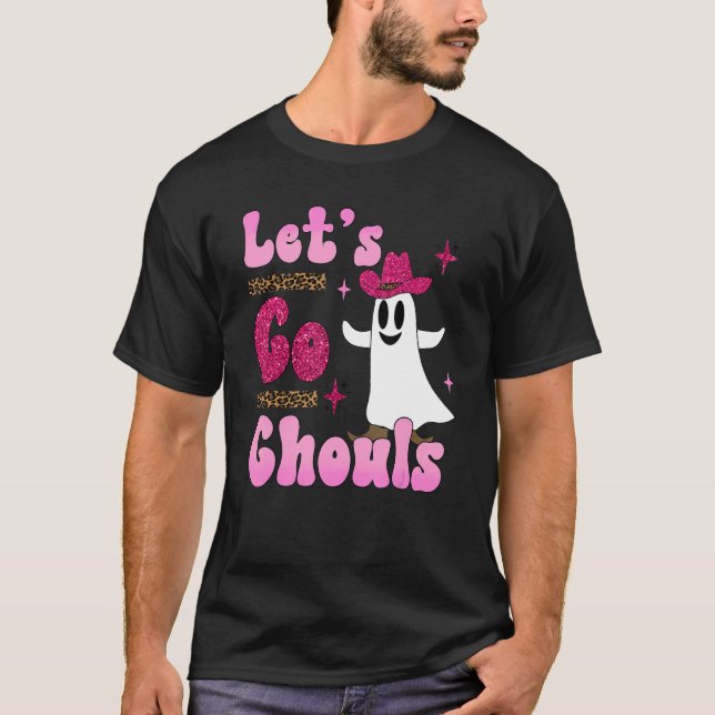 Camiseta Letu2019's go ghouls Western Fantasma lindo rodeo  (Anverso)