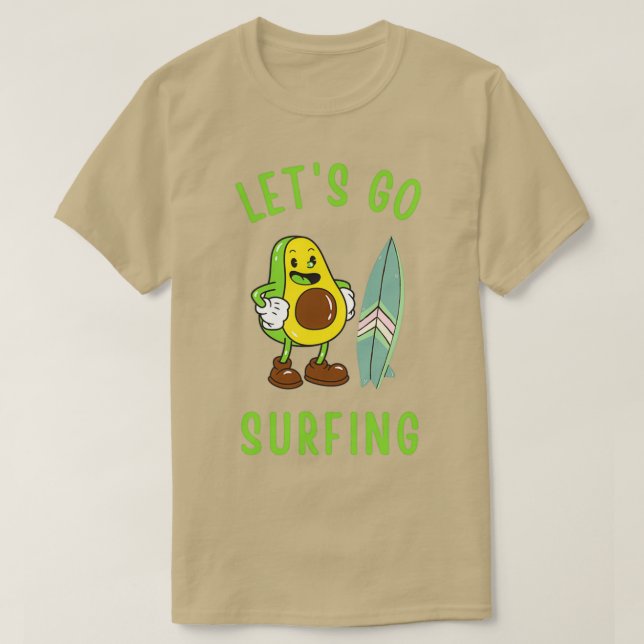 Camiseta Letx27s Go Surfing Classic T (Diseño del anverso)
