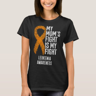 Camiseta Leucemia aguda La lucha de mi mamá es leucemia en 