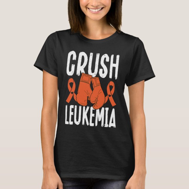 Camiseta Leucemia aguda Quimioterapia Leucemia Conciencia (Anverso)